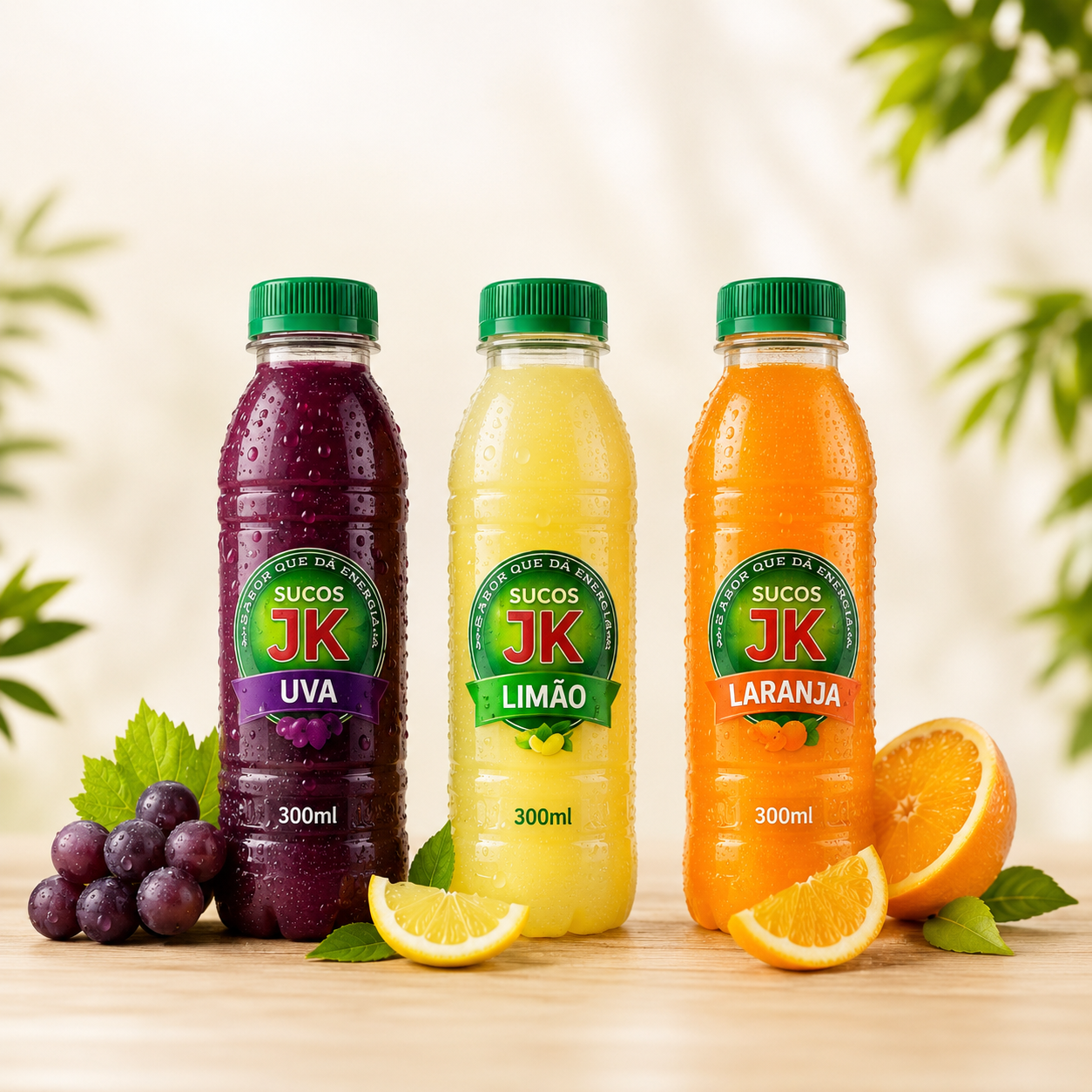 Suco garrafa 300 ml JK